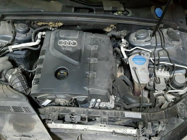 WAULF68K59N023792 - 2009 AUDI A4 2.0T QU GRAY photo 7