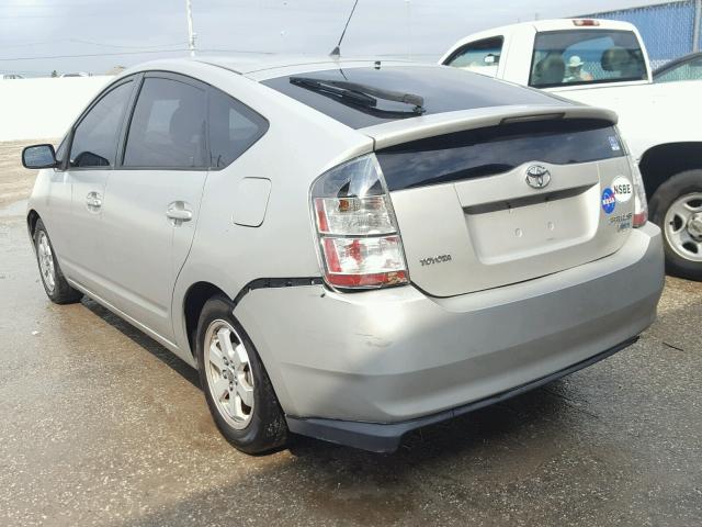 JTDKB20U957011997 - 2005 TOYOTA PRIUS SILVER photo 3