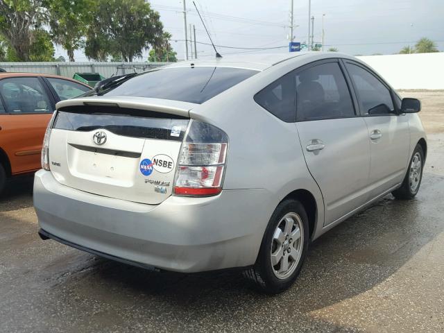 JTDKB20U957011997 - 2005 TOYOTA PRIUS SILVER photo 4