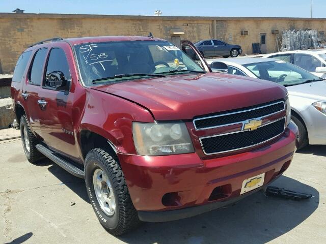 1GNEC13077J142601 - 2007 CHEVROLET TAHOE C150 RED photo 1