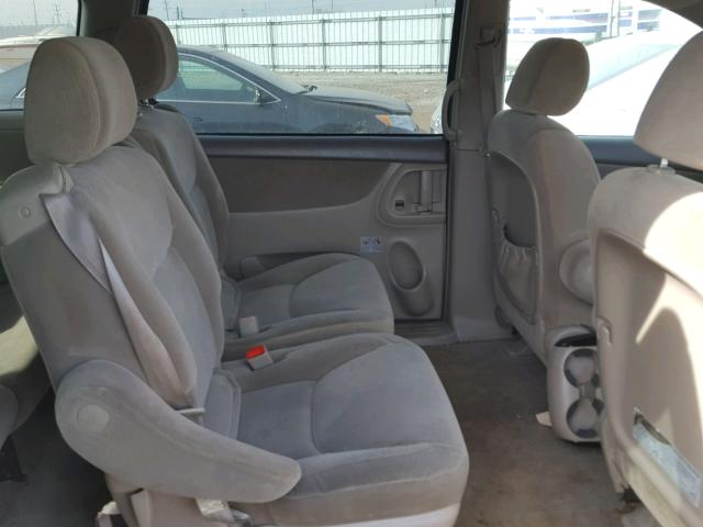 5TDZA23C55S384092 - 2005 TOYOTA SIENNA CE BEIGE photo 6