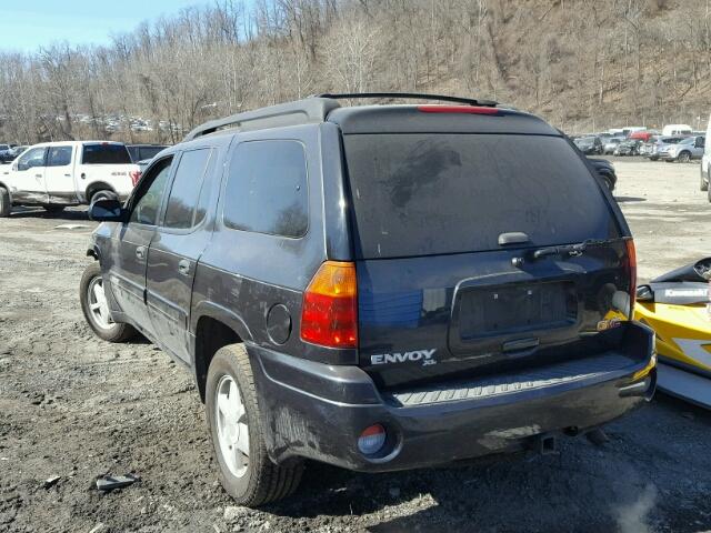 1GKET16S536214371 - 2003 GMC ENVOY XL CHARCOAL photo 3