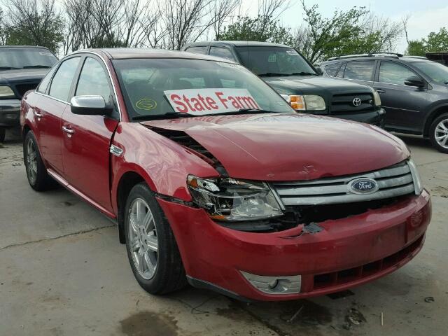 1FAHP25W89G108948 - 2009 FORD TAURUS MAROON photo 1