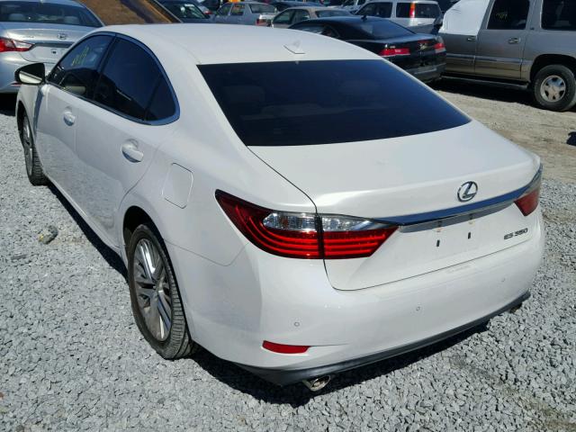 JTHBK1GG5E2106496 - 2014 LEXUS ES 350 WHITE photo 3