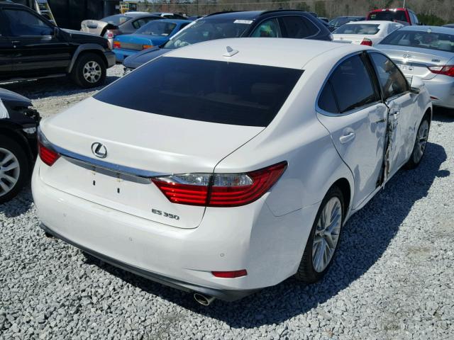 JTHBK1GG5E2106496 - 2014 LEXUS ES 350 WHITE photo 4