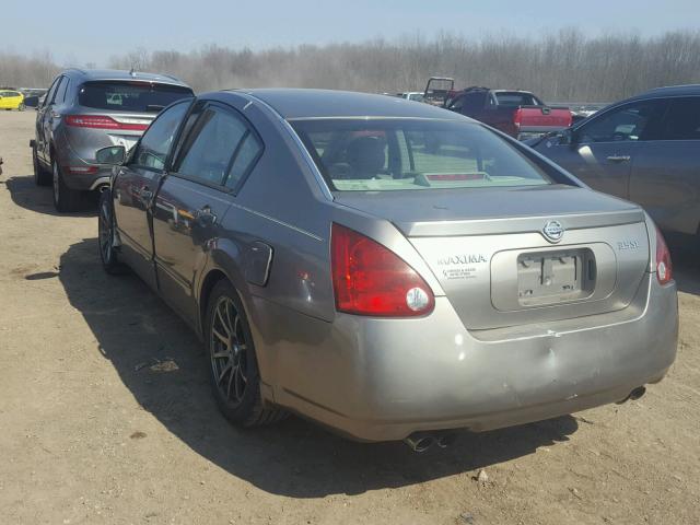 1N4BA41E16C855066 - 2006 NISSAN MAXIMA SE GRAY photo 3