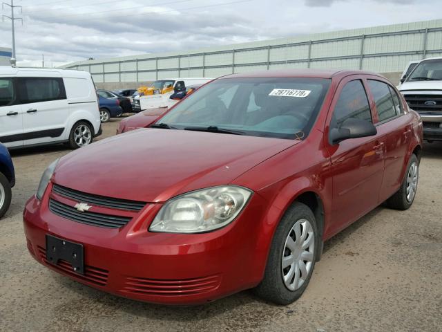 1G1AB5F56A7172212 - 2010 CHEVROLET COBALT LS RED photo 2