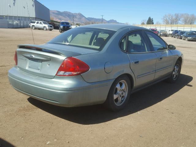 1FAHP53255A149505 - 2005 FORD TAURUS SE GREEN photo 4