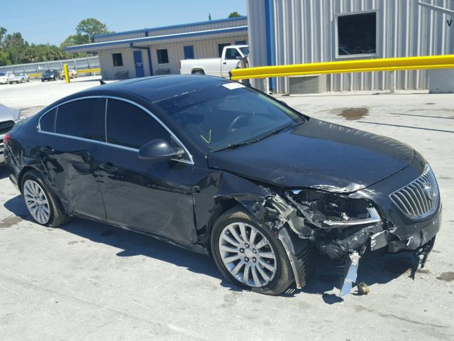 W04GT5GC4B1010928 - 2011 BUICK REGAL CXL BLACK photo 1