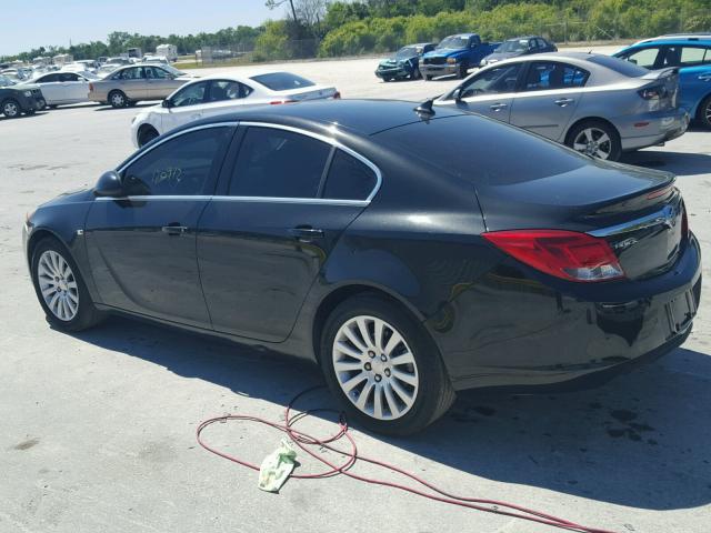 W04GT5GC4B1010928 - 2011 BUICK REGAL CXL BLACK photo 3