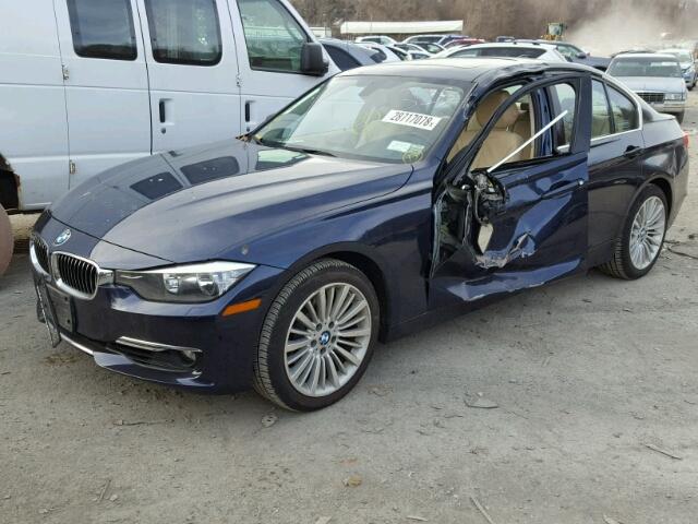 WBA3B3C55DF540881 - 2013 BMW 328 XI BLUE photo 2