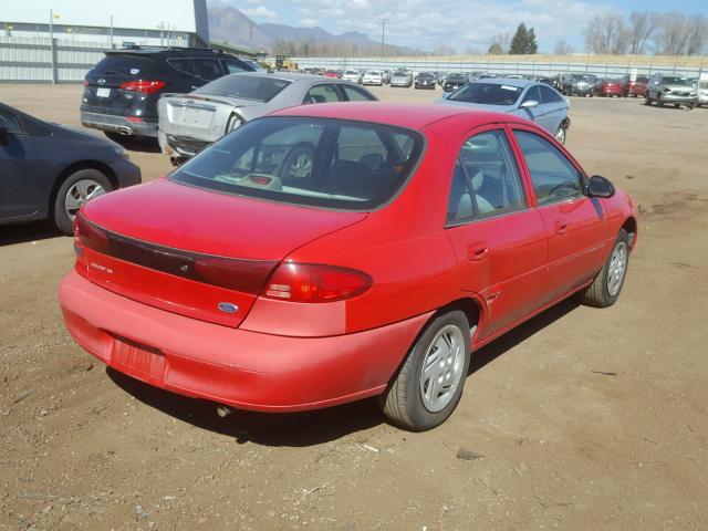 3FAFP13P12R215948 - 2002 FORD ESCORT RED photo 4