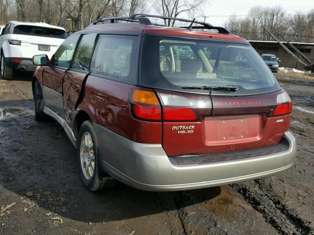 4S3BH806137639326 - 2003 SUBARU LEGACY OUT GRAY photo 3