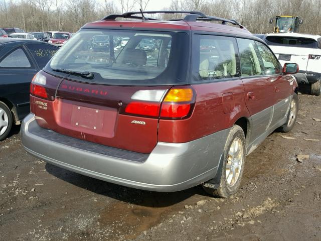 4S3BH806137639326 - 2003 SUBARU LEGACY OUT GRAY photo 4