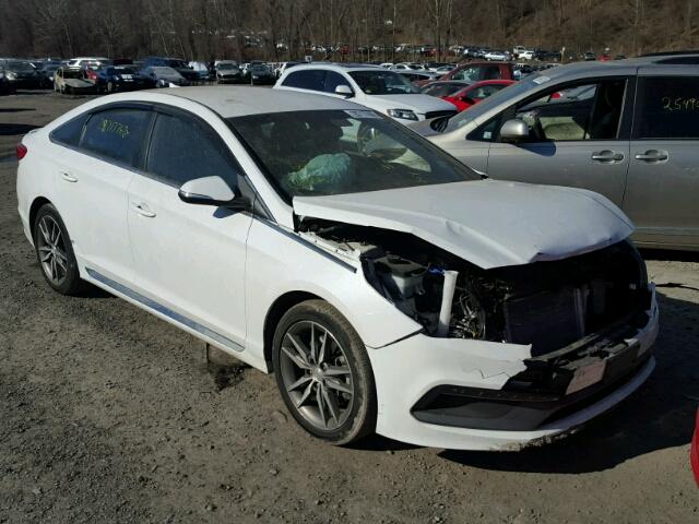 5NPE34AB1HH467818 - 2017 HYUNDAI SONATA SPO WHITE photo 1