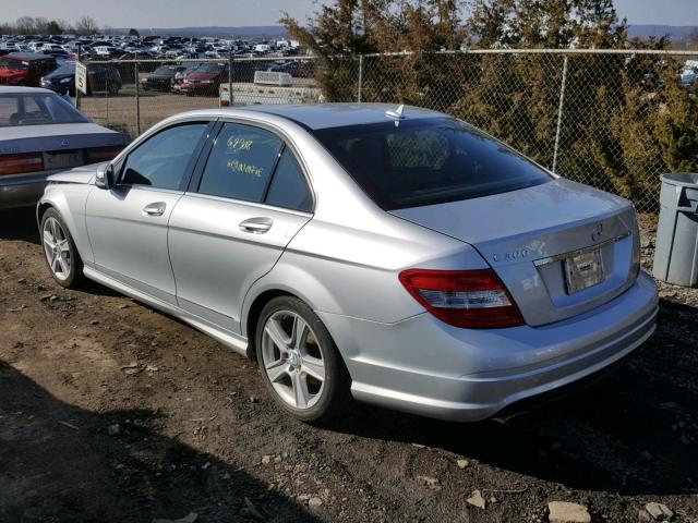 WDDGF8BB9AF412660 - 2010 MERCEDES-BENZ C 300 4MAT SILVER photo 3