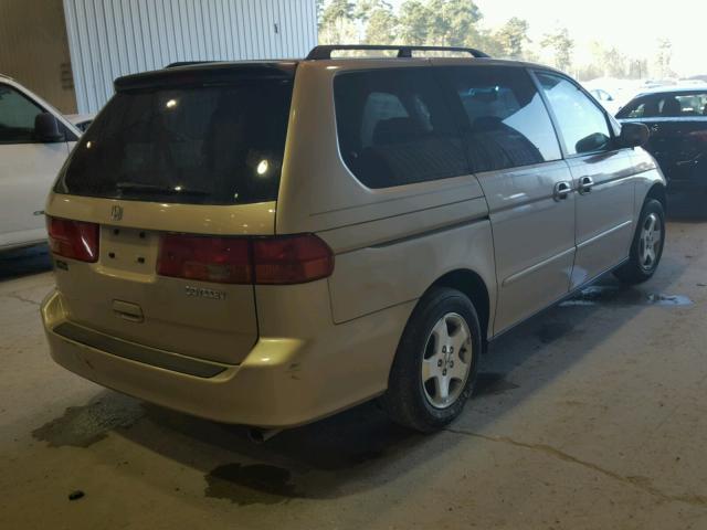 2HKRL18671H537739 - 2001 HONDA ODYSSEY EX GOLD photo 4