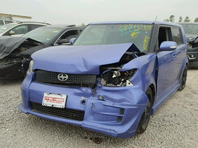 JTLZE4FE6A1116208 - 2010 TOYOTA SCION XB PURPLE photo 2