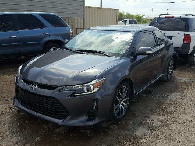 JTKJF5C71FJ004191 - 2015 TOYOTA SCION TC 灰色 照片 2