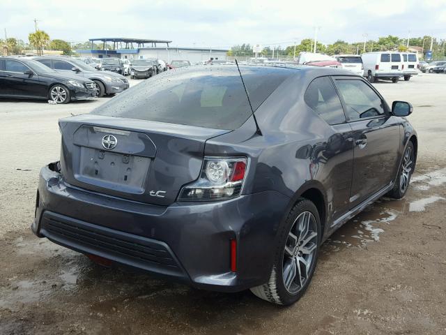 JTKJF5C71FJ004191 - 2015 TOYOTA SCION TC 灰色 照片 4