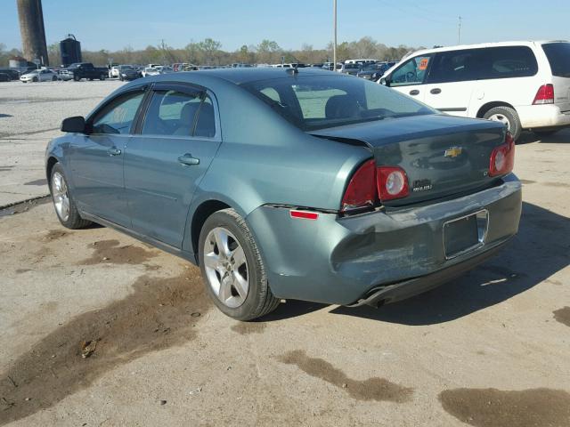 1G1ZH57B89F133208 - 2009 CHEVROLET MALIBU 1LT 绿色 照片 3