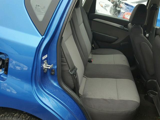 KL2TD66E09B661815 - 2009 PONTIAC G3 BLUE photo 6