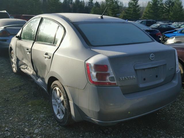 3N1AB61EX7L637943 - 2007 NISSAN SENTRA 2.0 SILVER photo 3