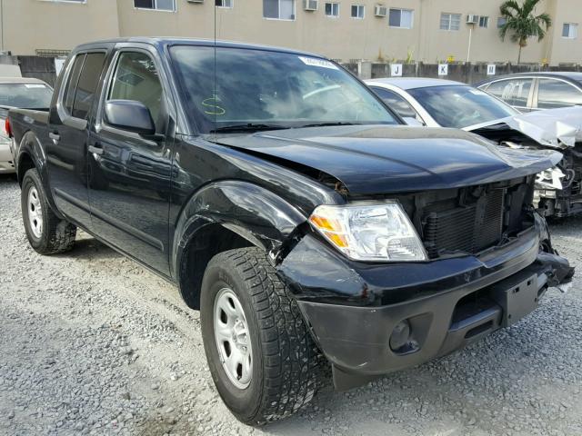 1N6AD0ER1CC448442 - 2012 NISSAN FRONTIER S BLACK photo 1