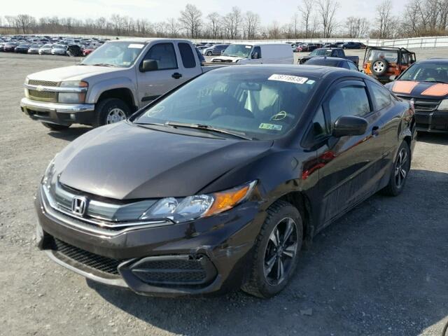 2HGFG3B85EH521438 - 2014 HONDA CIVIC EX BLACK photo 2