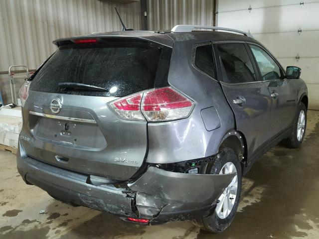 5N1AT2MV3GC812278 - 2016 NISSAN ROGUE S CHARCOAL photo 4