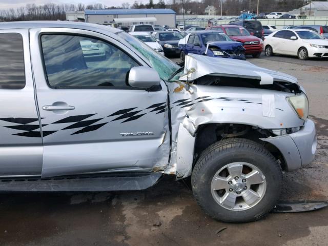 5TEUU42N26Z280874 - 2006 TOYOTA TACOMA ACC SILVER photo 9