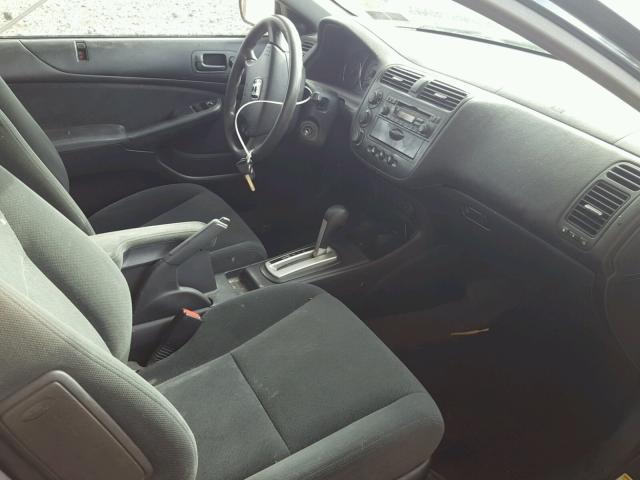 1HGEM22005L016502 - 2005 HONDA CIVIC EX Սև լուսանկար 5