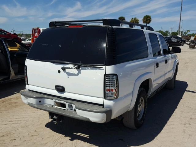 3GNFK16Z53G336931 - 2003 CHEVROLET SUBURBAN K WHITE photo 4