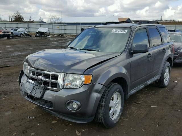 1FMCU9DG3CKC52861 - 2012 FORD ESCAPE XLT GRAY photo 2