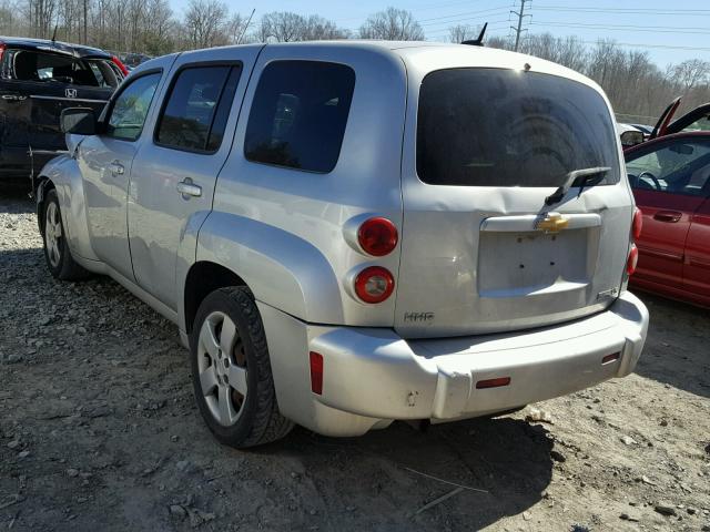 3GNCA13B69S589470 - 2009 CHEVROLET HHR LS SILVER photo 3