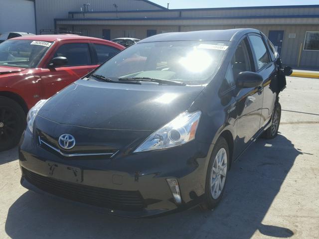 JTDZN3EU8C3158112 - 2012 TOYOTA PRIUS V BLACK photo 2