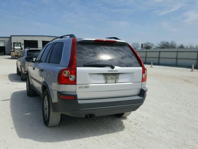 YV4CY592X61251440 - 2006 VOLVO XC90 SILVER photo 3