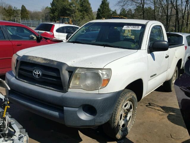 5TENX22N45Z095949 - 2005 TOYOTA TACOMA WHITE photo 4