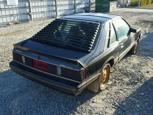 1MEBP67A2BF632518 - 1981 MERCURY CAPRI BLACK photo 4