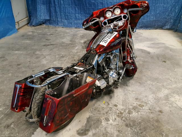 1HD1KAV116Y601366 - 2006 HARLEY-DAVIDSON FLHX RED photo 4