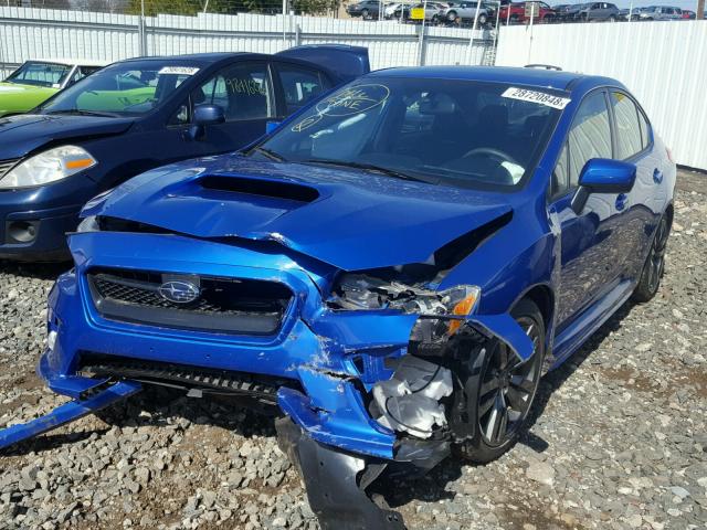 JF1VA1E64H9838857 - 2017 SUBARU WRX PREMIU BLUE photo 2