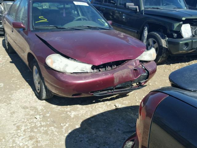 1FAFP6639WK252844 - 1998 FORD CONTOUR LX MAROON photo 9