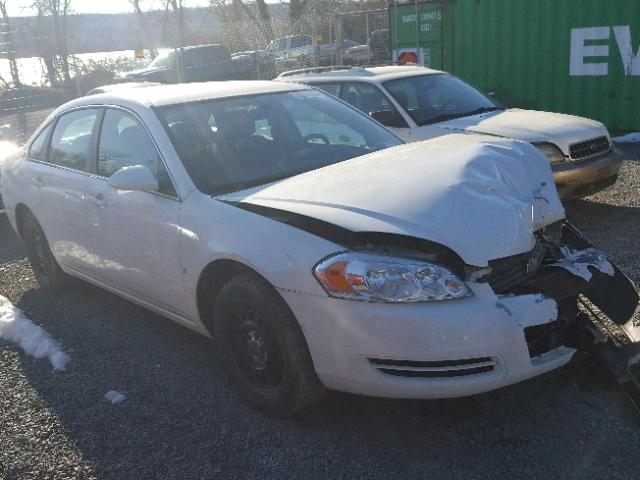 2G1WS583981255352 - 2008 CHEVROLET IMPALA POL WHITE photo 1