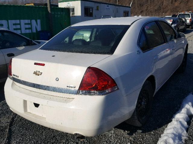 2G1WS583981255352 - 2008 CHEVROLET IMPALA POL WHITE photo 4