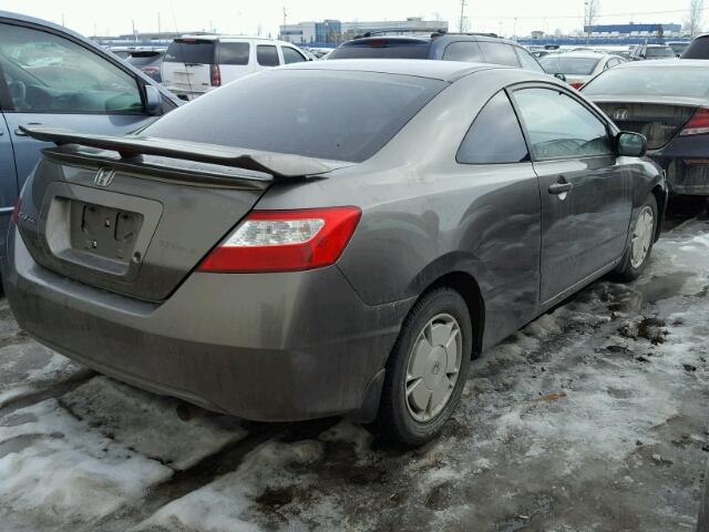 2HGFG113X8H013481 - 2008 HONDA CIVIC DX-G GRAY photo 4