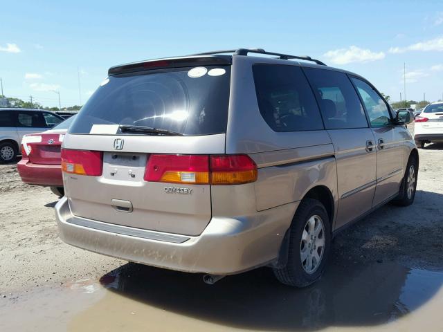 5FNRL18994B086875 - 2004 HONDA ODYSSEY EX GOLD photo 4