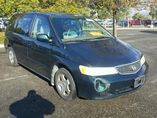 2HKRL18611H615576 - 2001 HONDA ODYSSEY EX GREEN photo 1