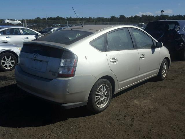 JTDKB20U050116940 - 2005 TOYOTA PRIUS SILVER photo 4