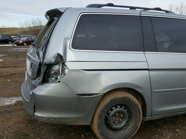 5FNRL38747B028851 - 2007 HONDA ODYSSEY EX GRAY photo 9