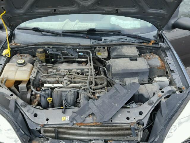 1FAFP34N45W292663 - 2005 FORD FOCUS ZX4 GRAY photo 7